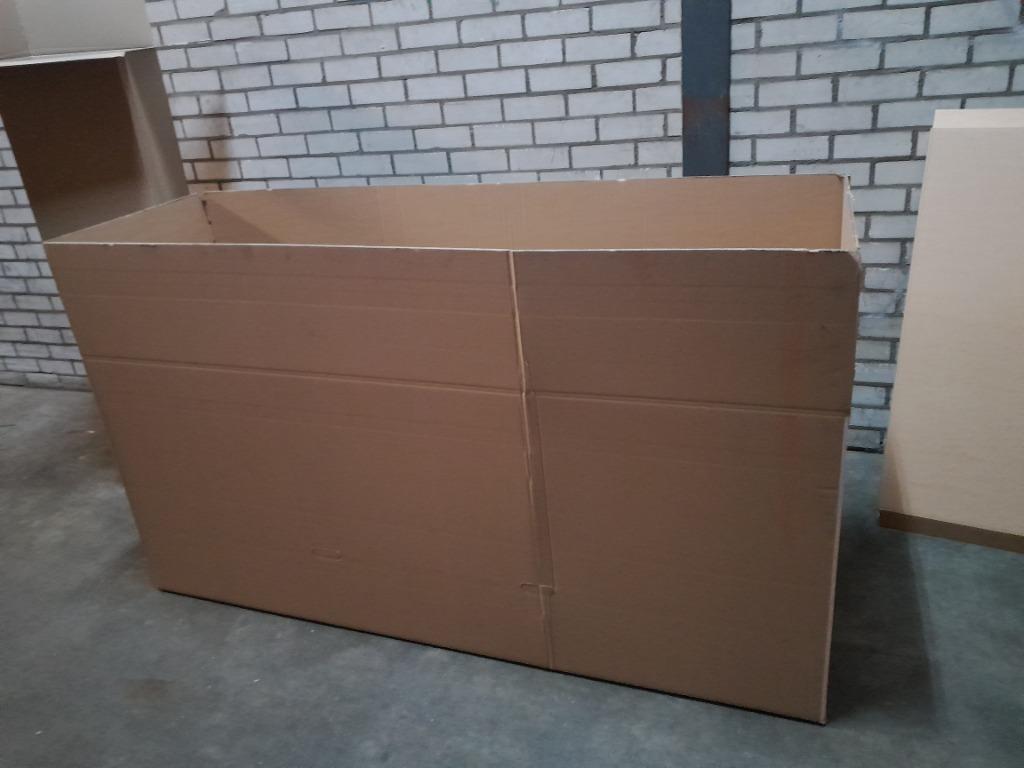 kartonnen dozen dubbelgolf 1900x600x750/112 ca 75 stuks, Ophalen, 60 cm of meer, Doos, Minder dan 35 cm