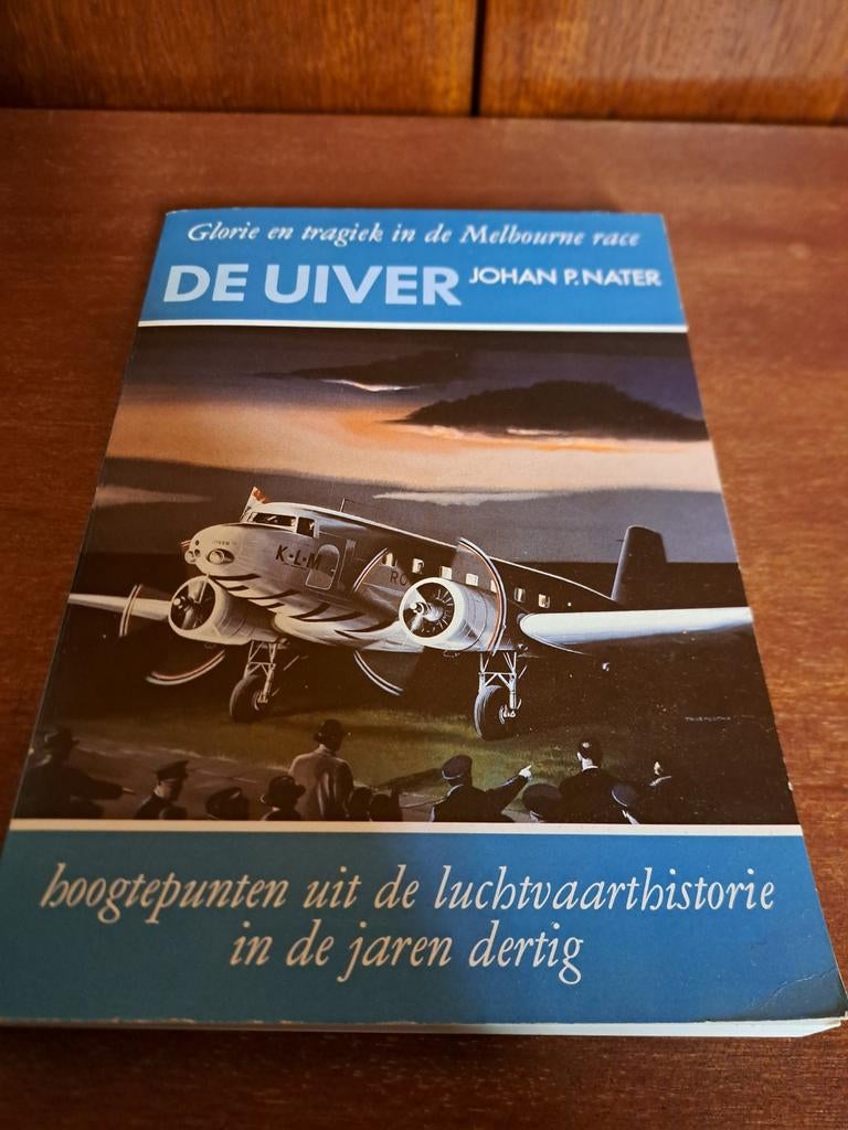 UIVER luchtvaart vliegtuig, Verzamelen, Luchtvaart en Vliegtuigspotten, Ophalen of Verzenden, Zo goed als nieuw, Kaart, Foto of Prent