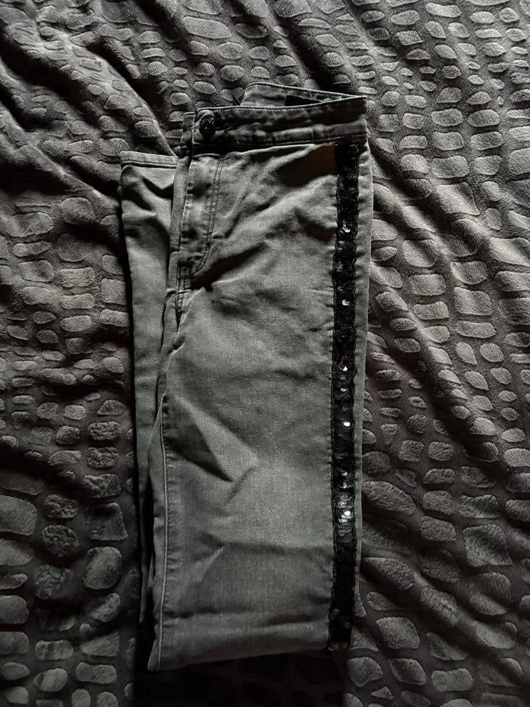 Spijkerbroek met highwaist, Ophalen, Blauw, Zo goed als nieuw, Maat 34 (XS) of kleiner