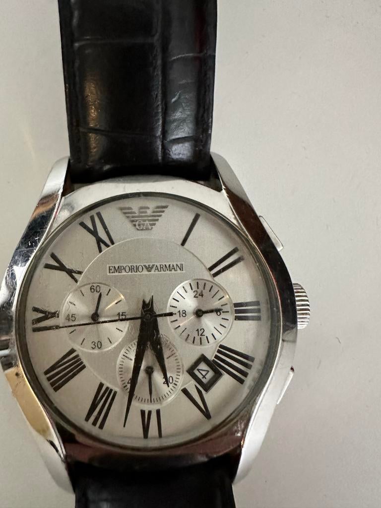 Emporio Armani Heren Polshorloge orijineel, Sieraden, Tassen en Uiterlijk, Horloges | Dames, Staal, Polshorloge, Ophalen of Verzenden