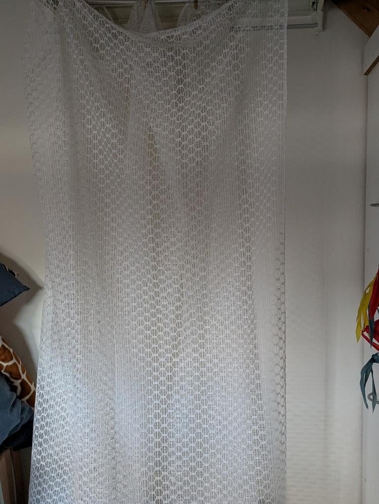 Vitrage - ruim 5 meter breed en 2 meter hoog, Ophalen of Verzenden, Wit, 200 cm of meer, 200 cm of meer