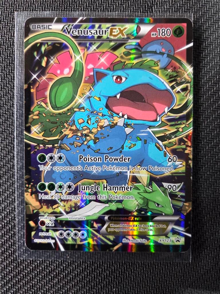 Xy Evolutions , Venusaur Ex Promo xy123, Hobby en Vrije tijd, Verzamelkaartspellen | Pokémon, Ophalen of Verzenden, Zo goed als nieuw