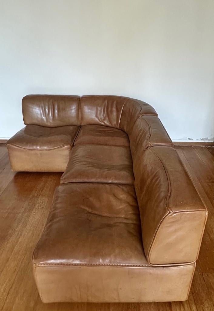 De Sede modulaire/elementen bank , jaren '70 vintage, Huis en Inrichting, Banken | Bankstellen, Ophalen, 250 tot 300 cm, Gebruikt