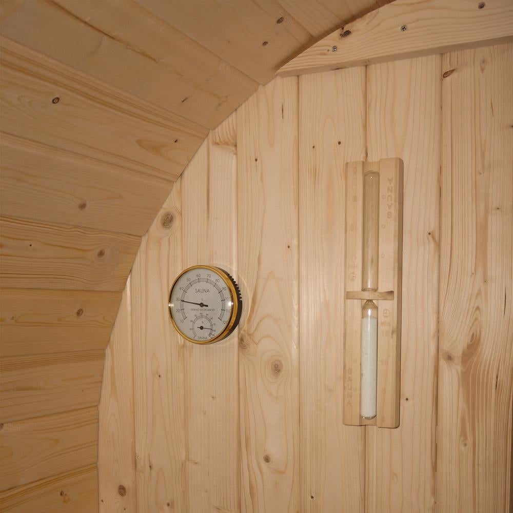 Luxe Barrelsauna - Compact - 230V - Levering & Montage ️, Ophalen of Verzenden, Nieuw, Fins of Traditioneel, Complete sauna