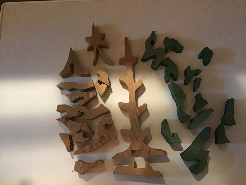 Houten boom antroposofisch speelgoed, Ophalen of Verzenden, Gebruikt