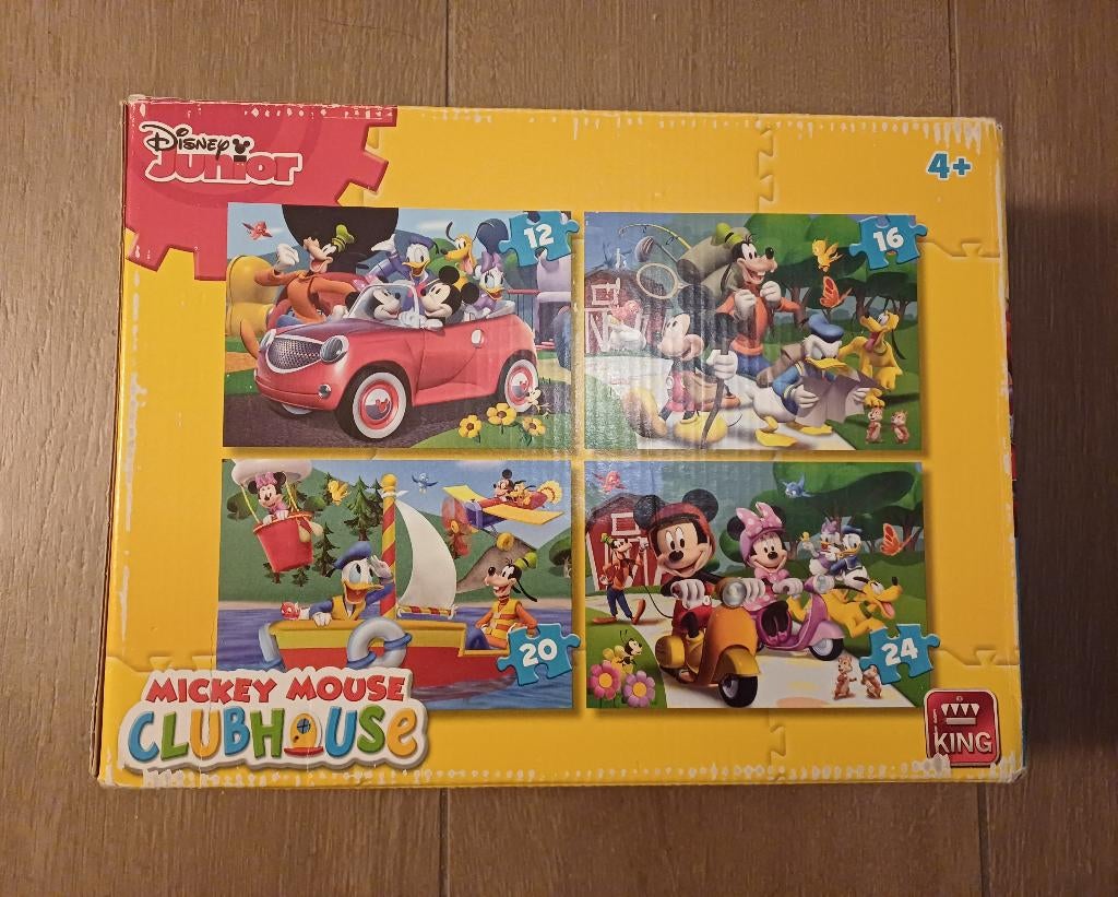 Puzzels Disney Junior, Ophalen of Verzenden, 10 tot 50 stukjes, Gebruikt, 4 tot 6 jaar