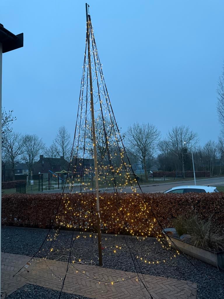 Fairybell Kerstboom Verlichting 600cm, Ophalen, Kunststof, Gebruikt, Minder dan 50 watt