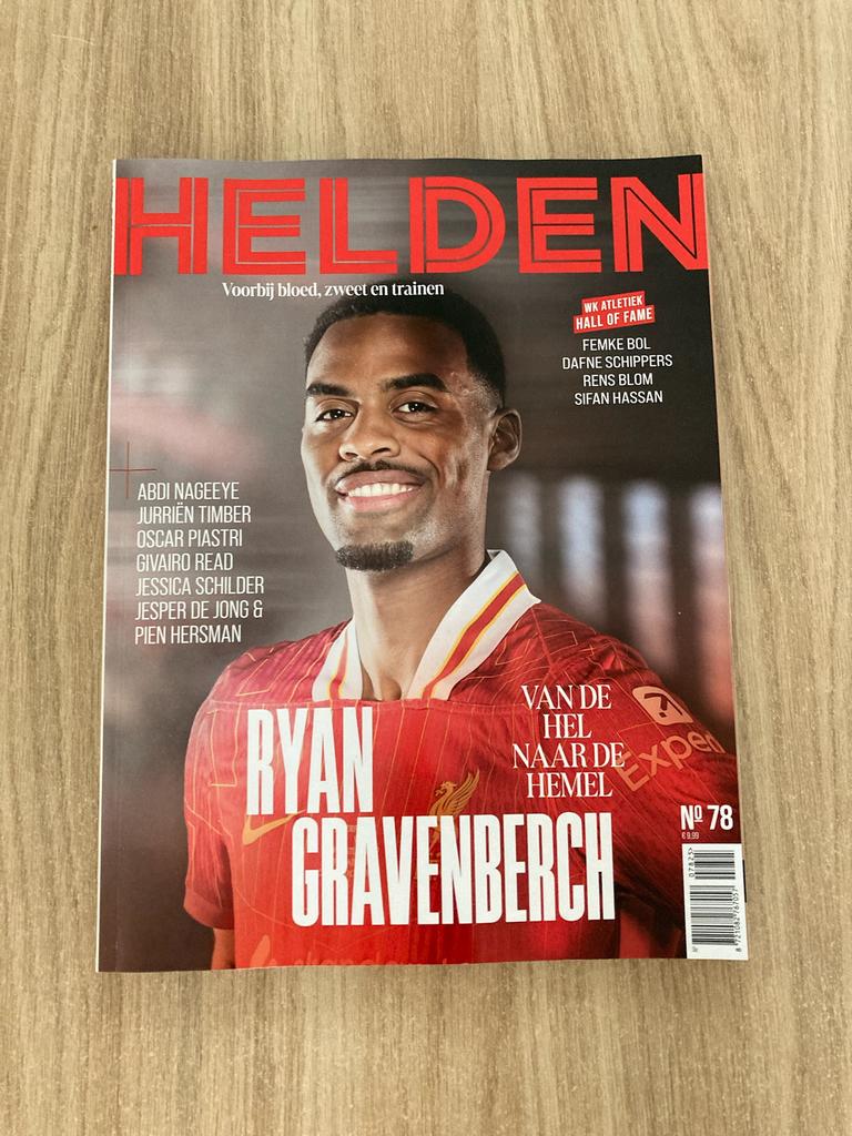 Tijdschrift Helden( nieuwprijs €9,99 )nieuw, Ophalen of Verzenden, Zo goed als nieuw, Balsport