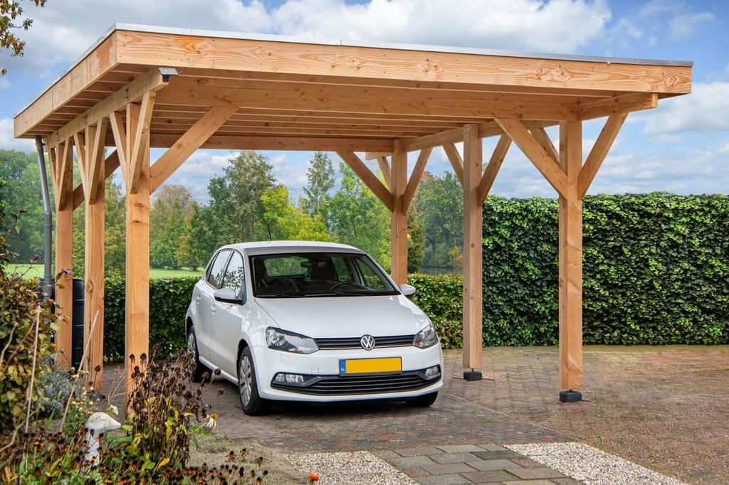 Douglas carport 450x600cm incl bouwtekening, Tuin en Terras, Palen, Balken en Planken, Ophalen of Verzenden, Nieuw, 250 cm of meer