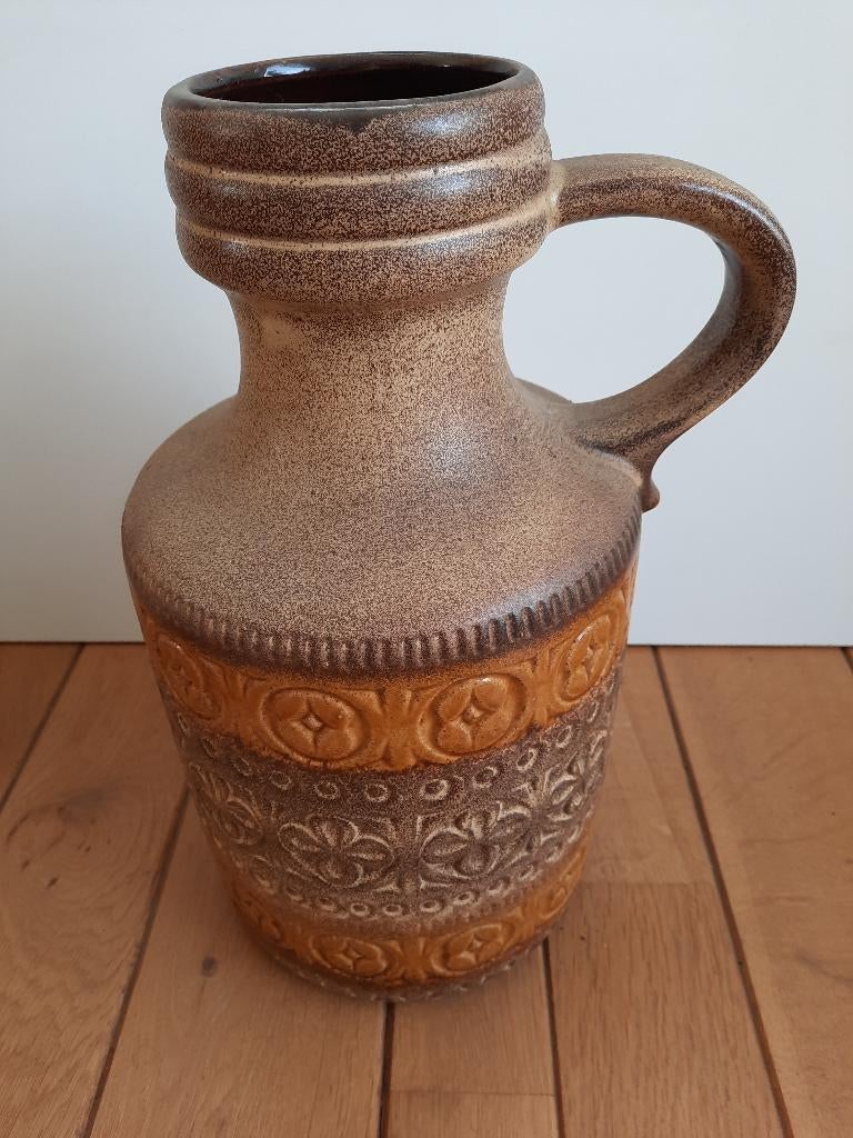 Vintage - West Germany 489-39 Scheurich vloer vaas, Antiek en Kunst, Ophalen