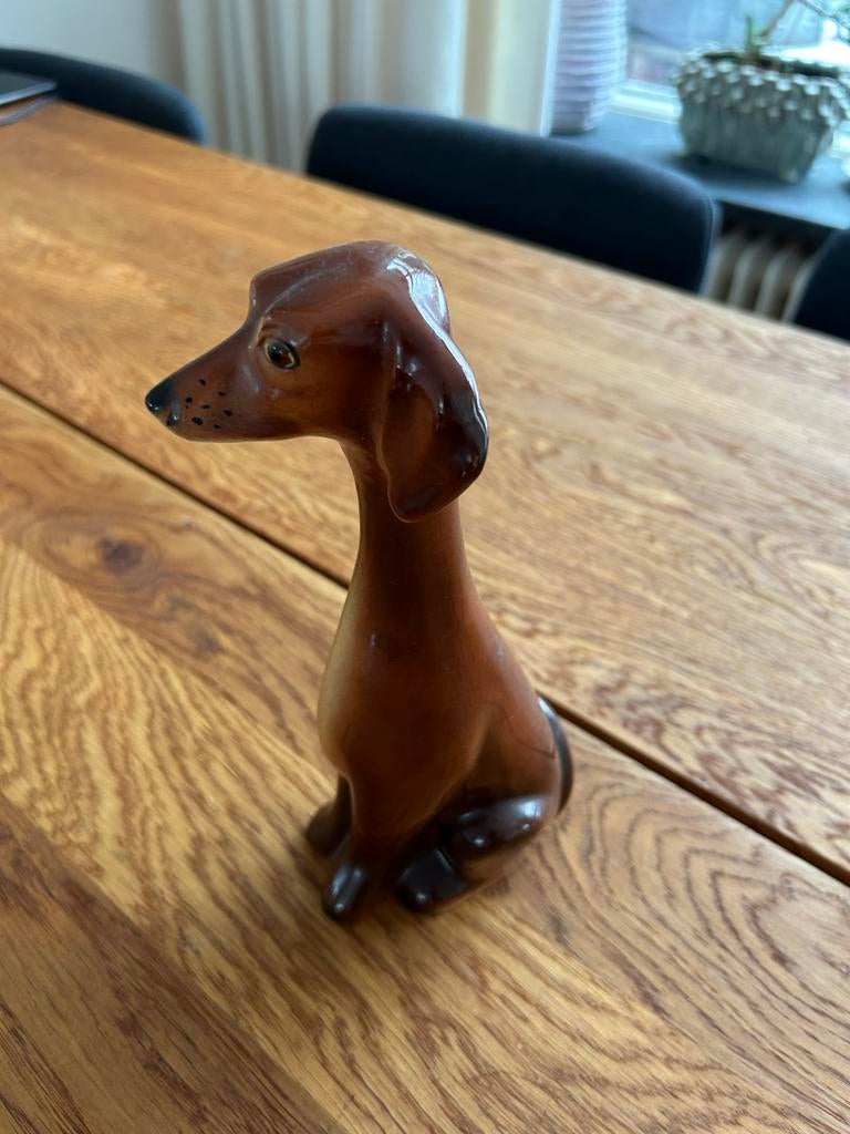 Jema Holland beeldje - Hond #322, Ophalen of Verzenden, Gebruikt, Overige materialen, Dierenbeeld