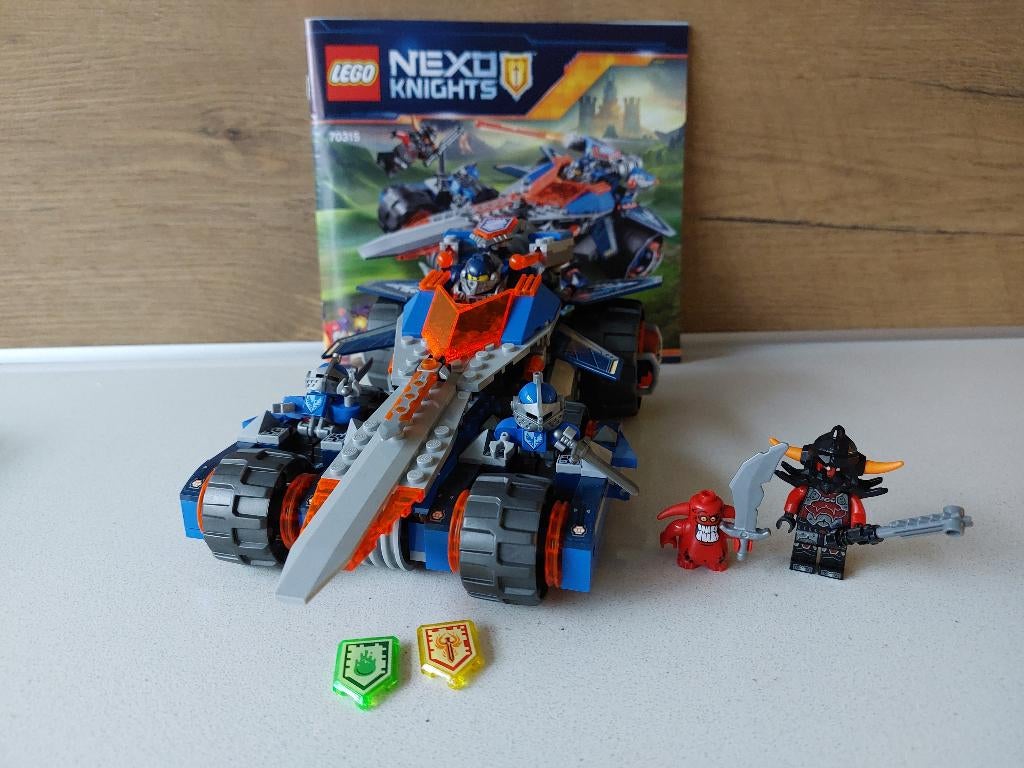 Lego 70315 Nexo Knights – Clay’s Gevechtszwaard  ., Ophalen of Verzenden, Zo goed als nieuw, Complete set, Lego