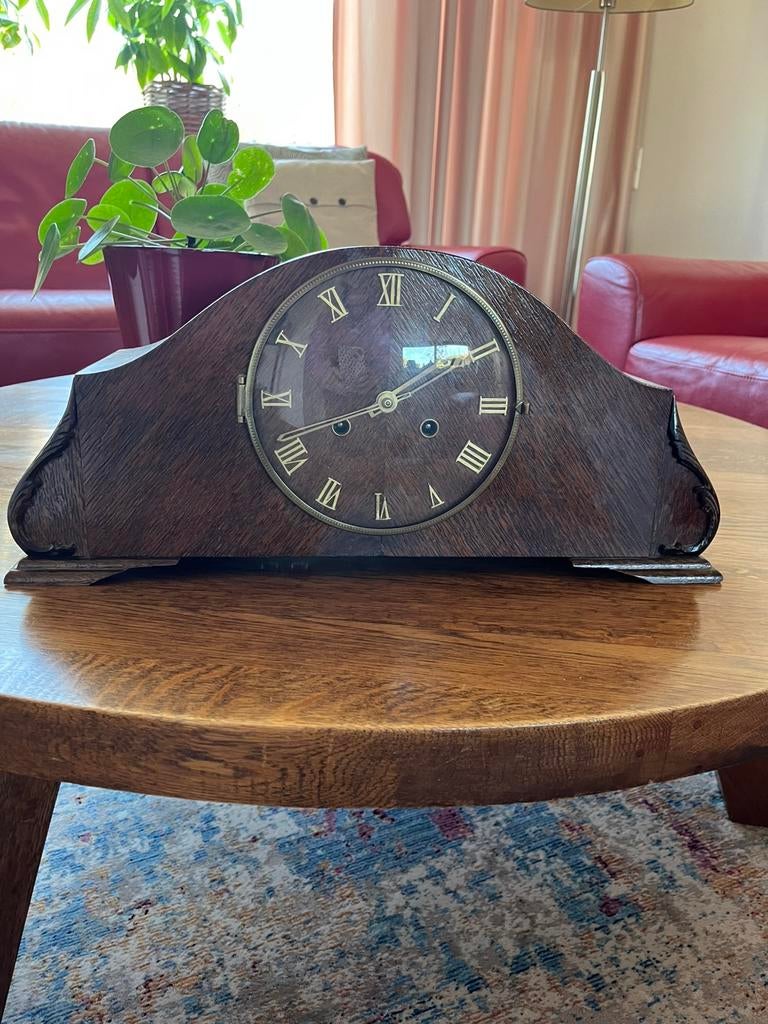 Mantelkok Girod Foreign werkend, Antiek en Kunst, Antiek | Klokken, Ophalen