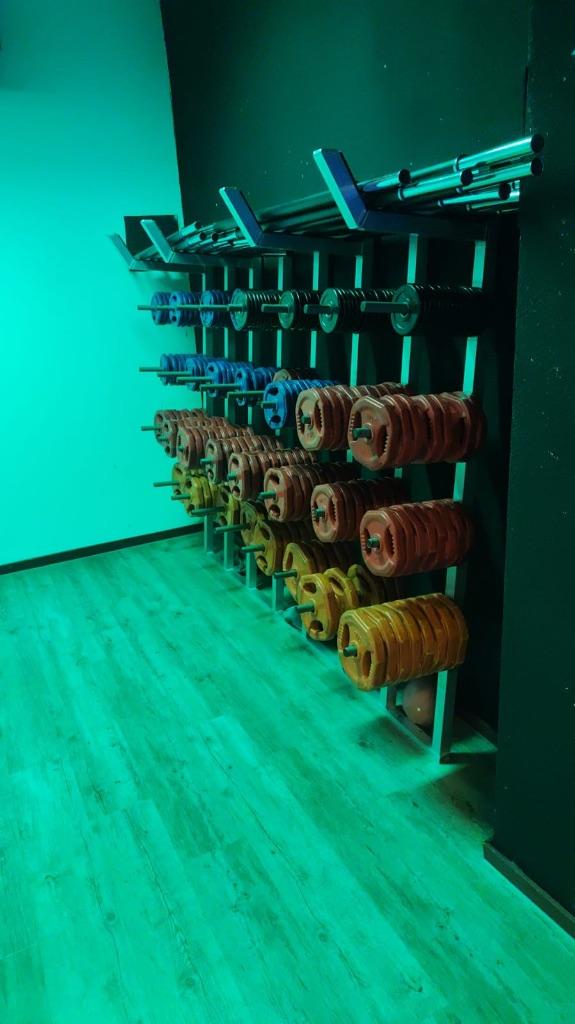 Bodypump schijven, Ophalen, Zo goed als nieuw, Rug, Halterschijven