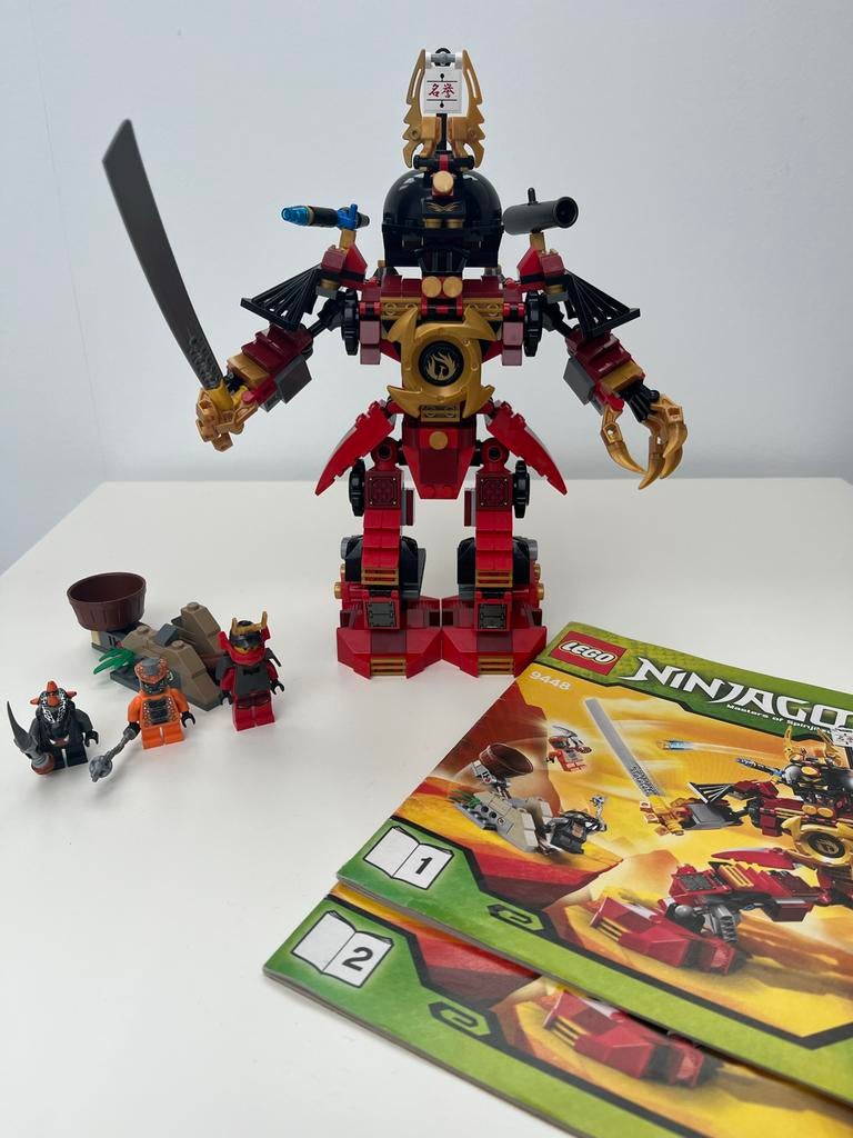 Lego Ninjago Samurai Mech 9448, Kinderen en Baby's, Speelgoed | Duplo en Lego, Ophalen of Verzenden, Zo goed als nieuw, Complete set