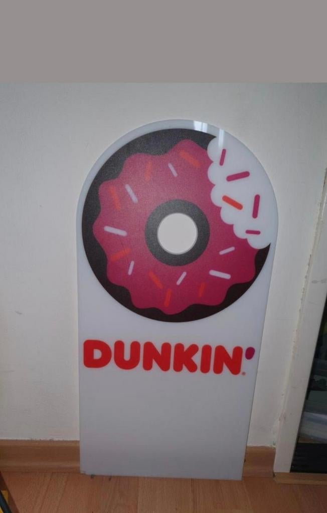 Dunkin donuts, Ophalen, Reclamebord