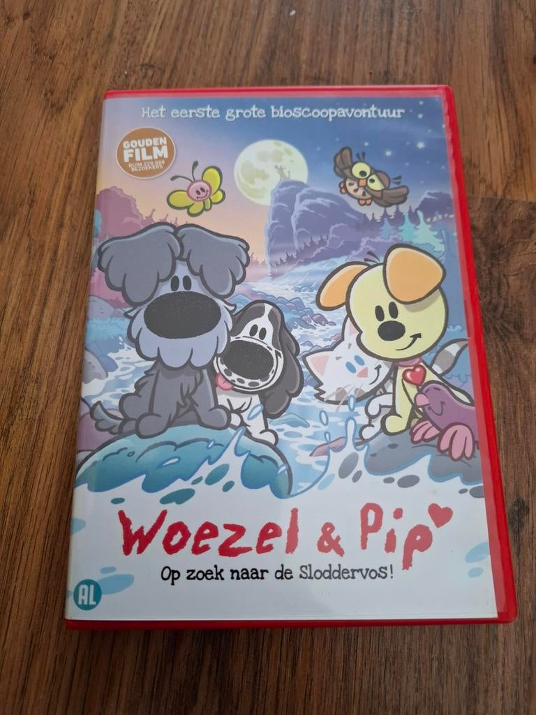 Woezel en Pip - op zoek naar de sloddervos! dvd, Cd's en Dvd's, Dvd's | Kinderen en Jeugd, Zo goed als nieuw, Alle leeftijden