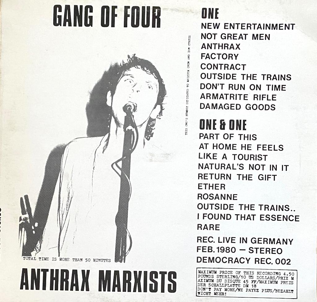 Gang Of Four – Anthrax Marxists (LP), Verzenden, Gebruikt, 12 inch, Alternative