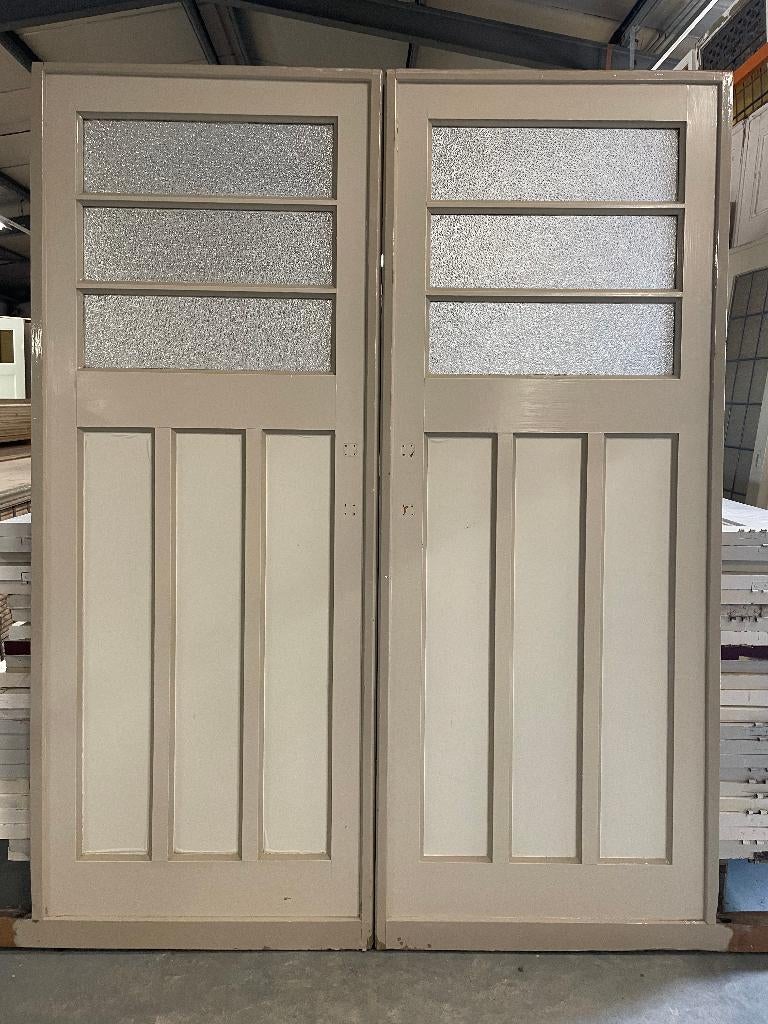 Set schuif / en-suite deuren 201x156cm., Ophalen