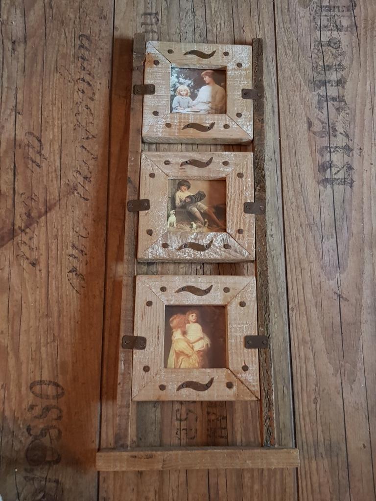 Fotolijst landelijk brocant, Ophalen of Verzenden