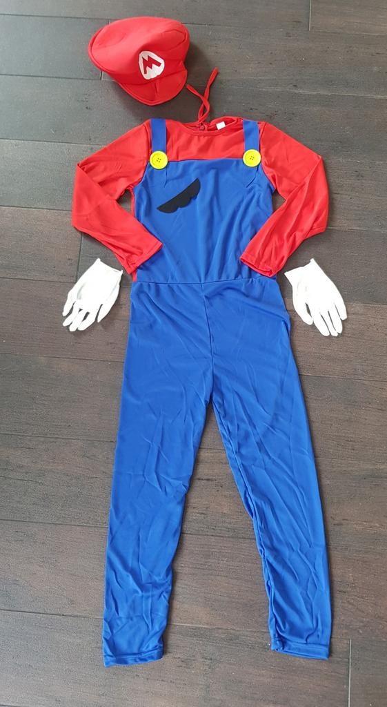 Mario kostuum 110/116, 122/128, 134/140 nieuwe kostuums!!!, Kinderen en Baby's, Carnavalskleding en Verkleedspullen, Ophalen of Verzenden