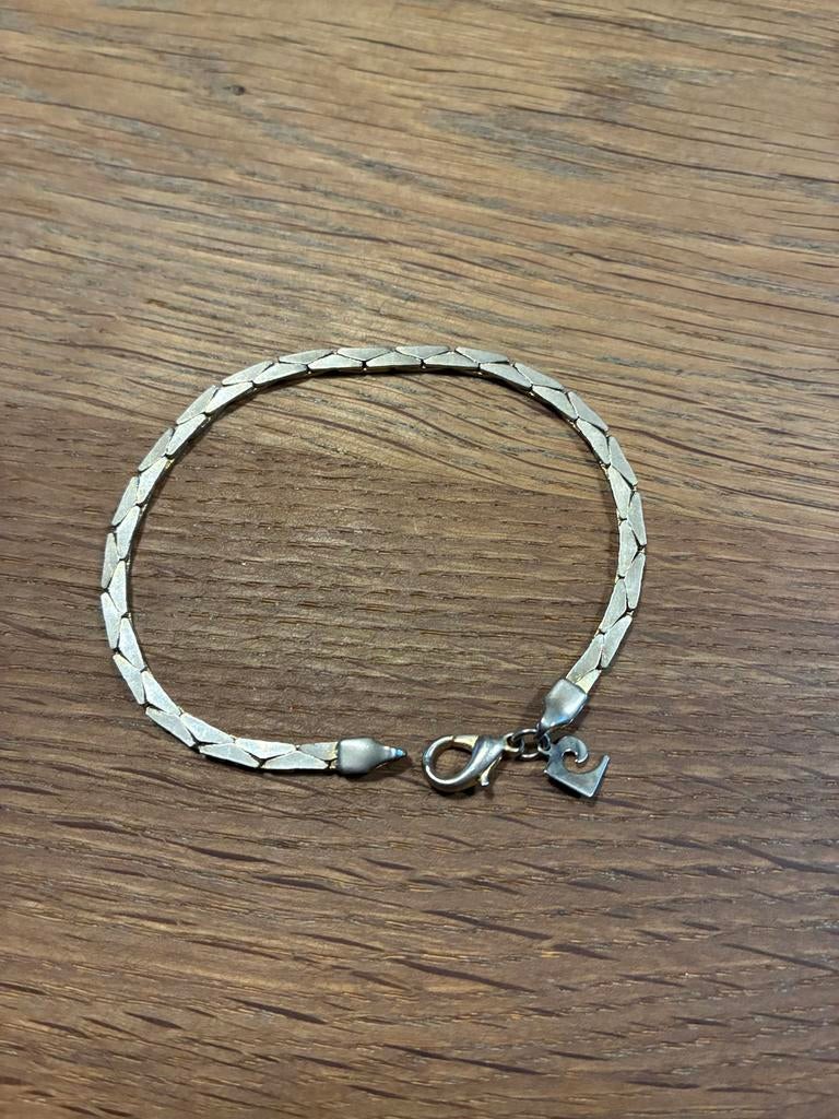Pierre Cardin cobra geschakelde armband jaren 70-80, Sieraden, Tassen en Uiterlijk, Armbanden, Ophalen of Verzenden, Zo goed als nieuw