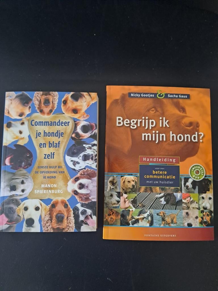2 Boeken over Hondenopvoeding: Commandeer & Begrijp, Boeken, Ophalen, Gelezen, Manon Spierenburg, Nicky Gootjes & Sacha Gaus
