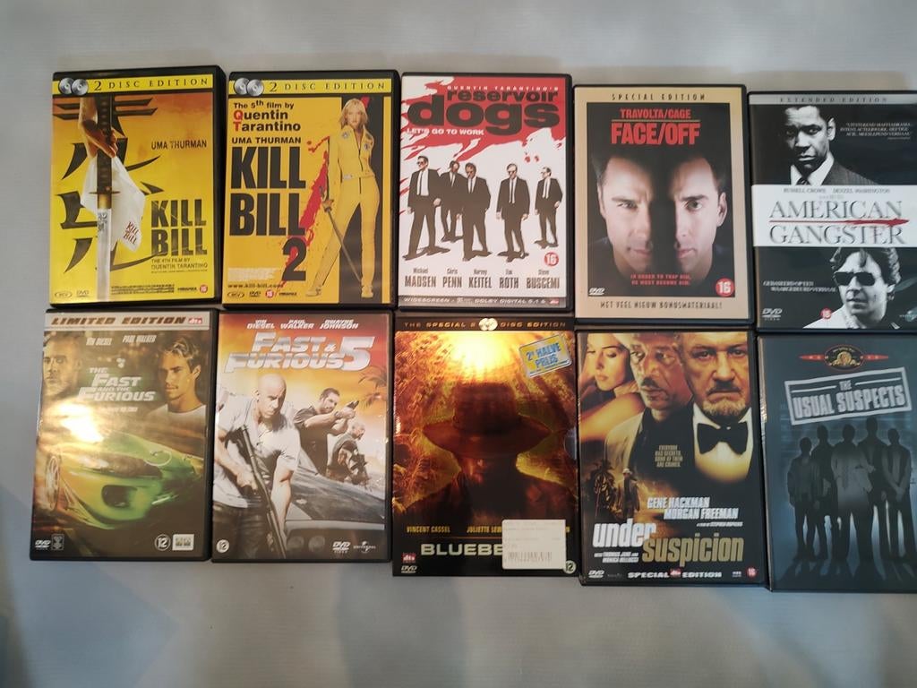 DVD Collectie - Actie, Thriller, Misdaad, Cd's en Dvd's, Dvd's | Overige Dvd's, Ophalen of Verzenden