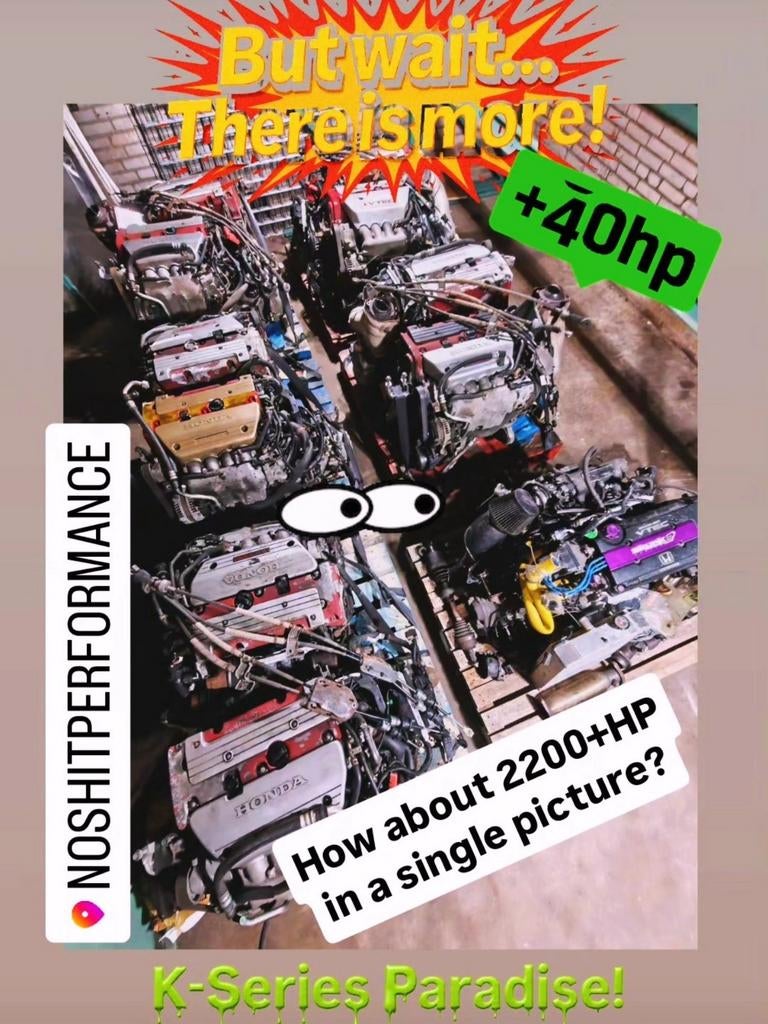 Honda K20 K24 K20A2 K20Z4 LSD B18 B18C4 motorswaps voorraad, Ophalen of Verzenden, Gebruikt, Honda