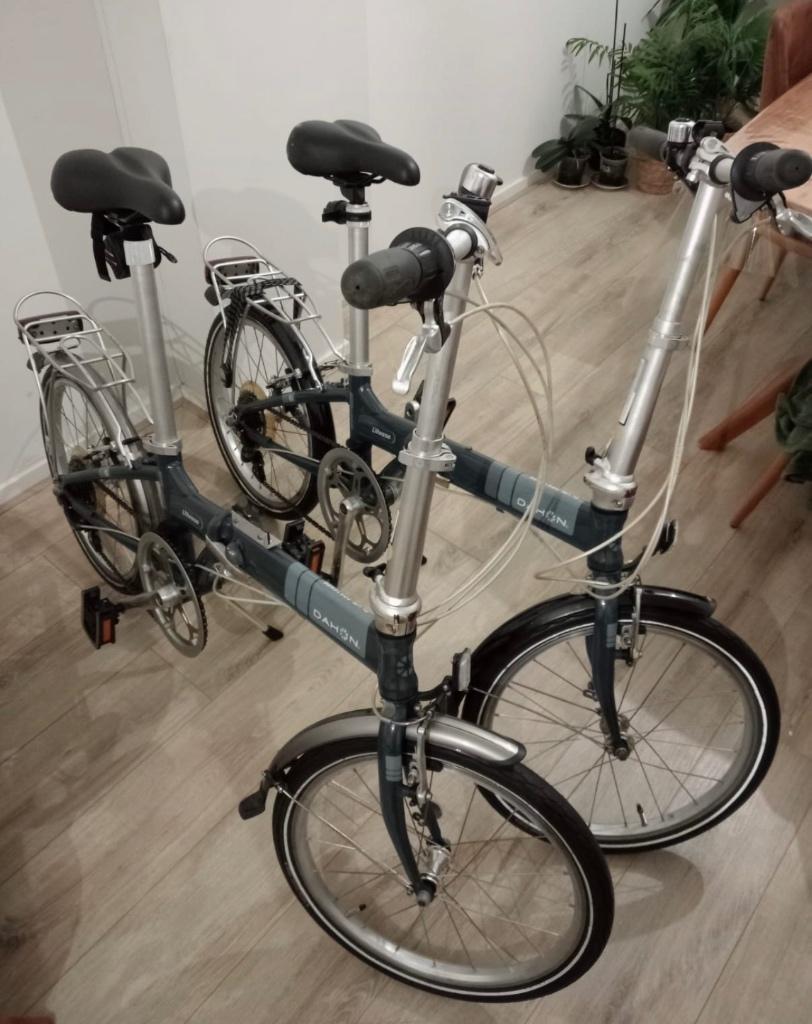 2 Nette Dahon Vitesse, Fietsen en Brommers, Fietsen | Vouwfietsen, Ophalen, 20 inch of meer, Gebruikt, Versnellingen