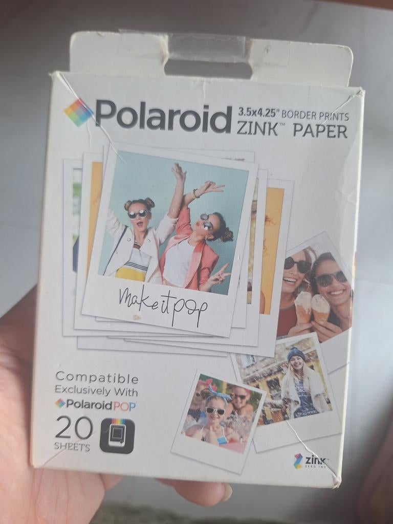 Polaroid Zink Papier 3.5x4.25 - 20 Vellen, Ophalen of Verzenden, Nieuw