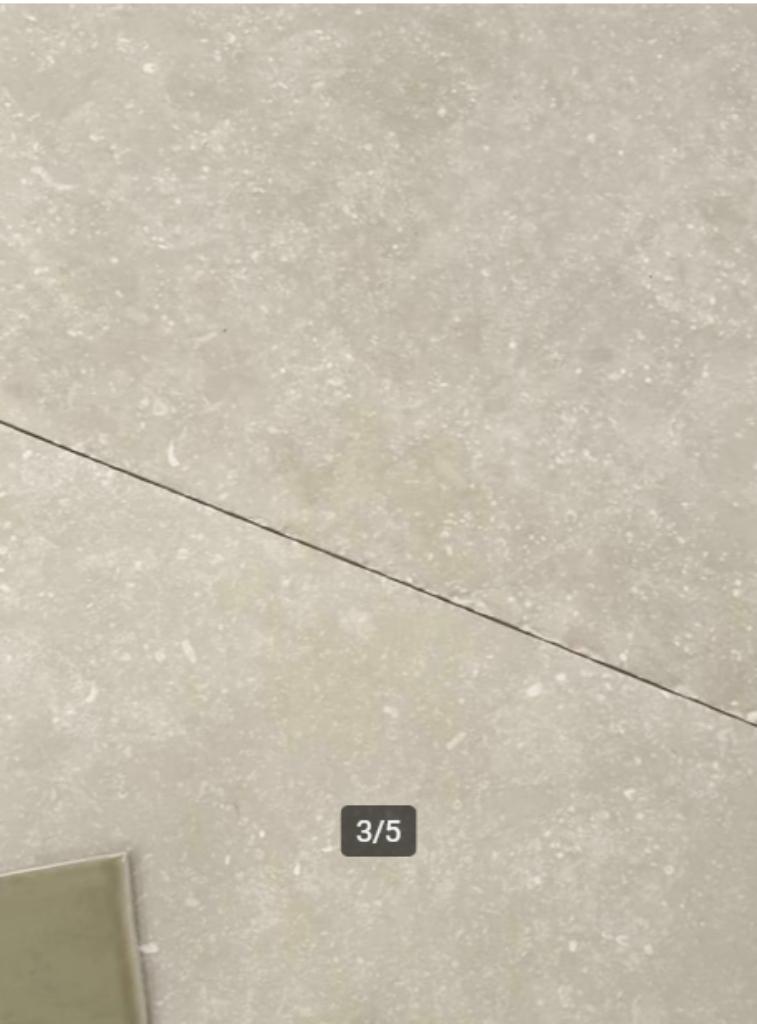 1ste keus vloertegel harsteenlook getrommeld 80x80 E35,00, 60 cm of meer, Nieuw, Ophalen of Verzenden, 10 m² of meer