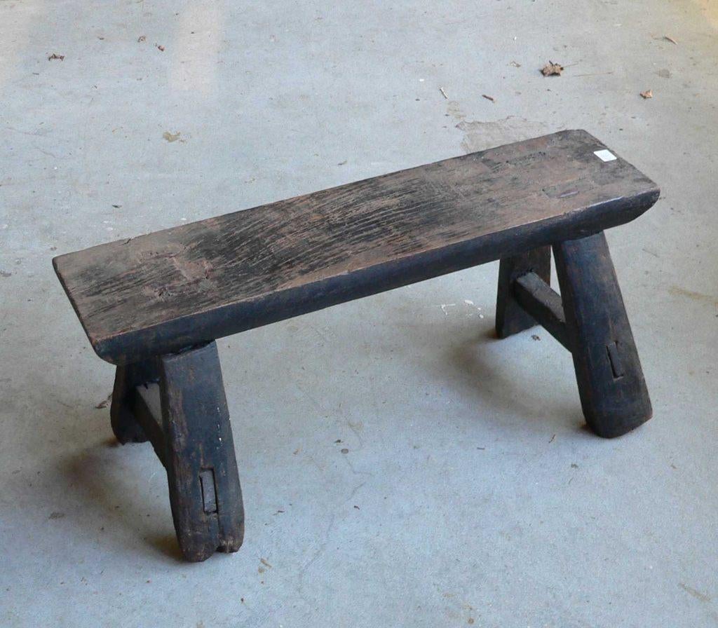 Tafeltje DK5 bankje krukje China Indonesie tafel bank antiek, Ophalen of Verzenden