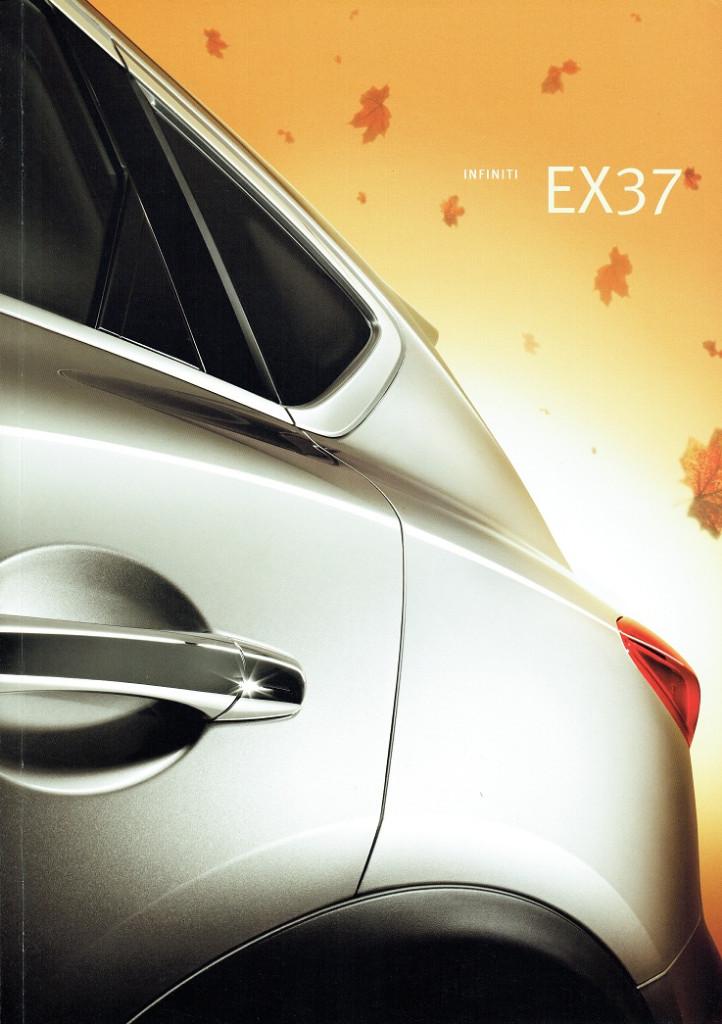 Folder Infiniti EX37 (2009), Verzenden, Gelezen, Overige merken