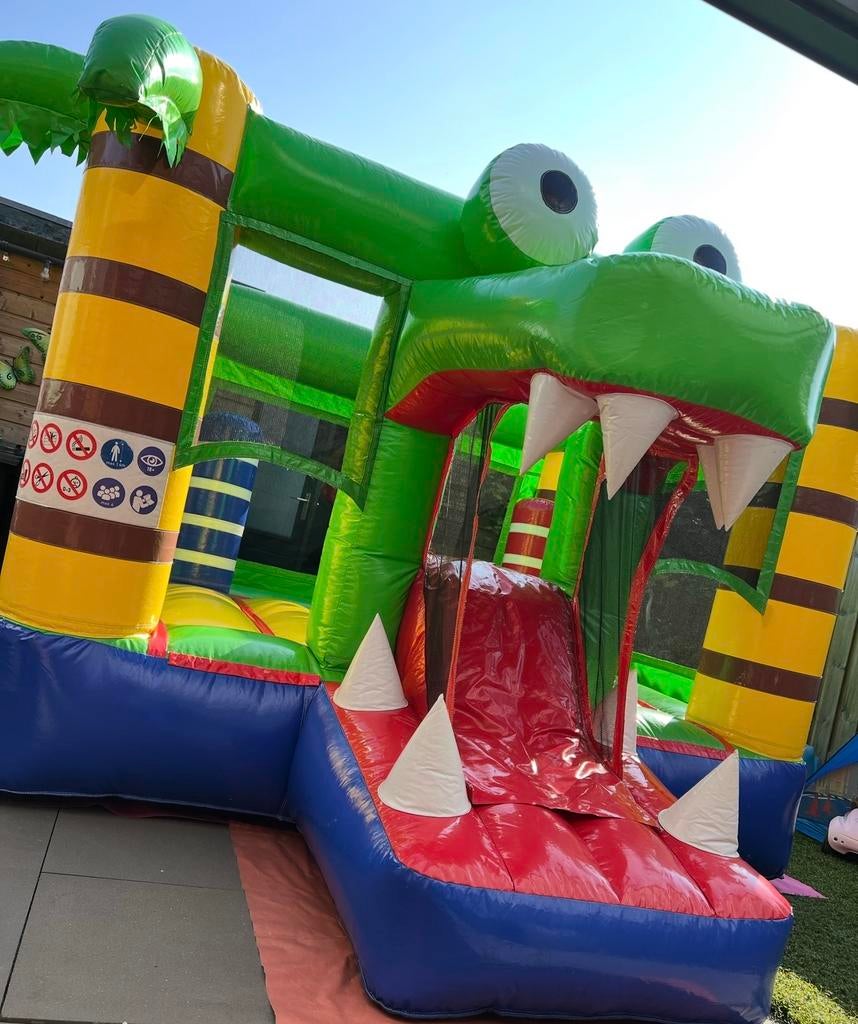 Springkussen huren Hilversum - Krokodil  - Verhuurpoint, Ophalen, Zo goed als nieuw