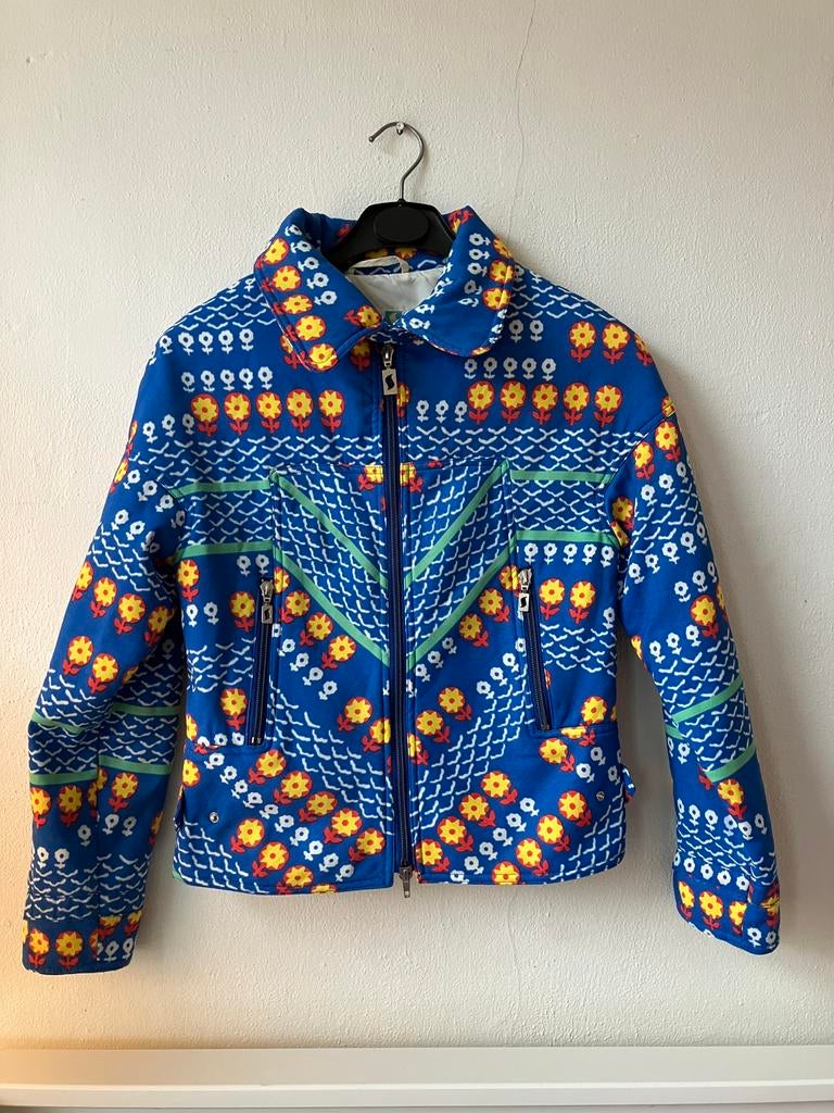 Vintage 70ies ski jack Sprint Bleyle, Kleding | Dames, Wintersportkleding, Ophalen of Verzenden, Gedragen, Maat 38/40 (M), Jack