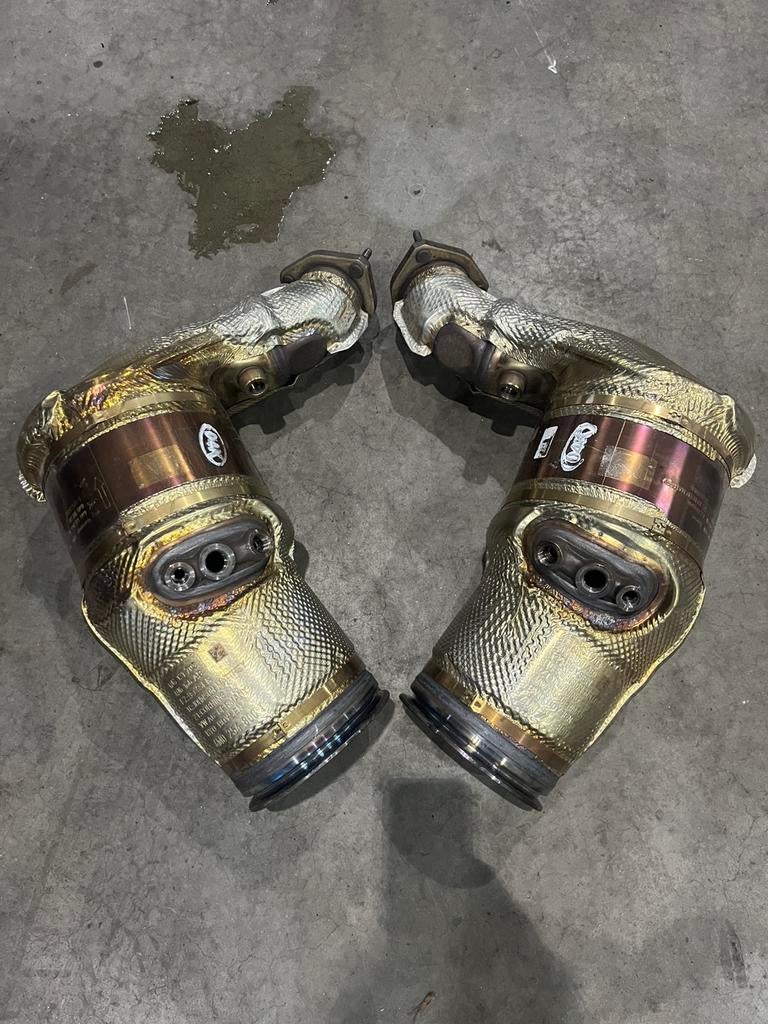 AUDI RSQ8 kathalysator downpipe links + rechts origineel., Ophalen, Audi
