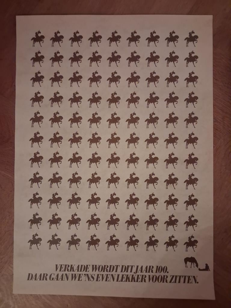 Verkade Poster 1986 + Boek - 100 Jaar Verkade, Boeken, Geschiedenis | Vaderland, Nieuw, 20e eeuw of later, Ophalen