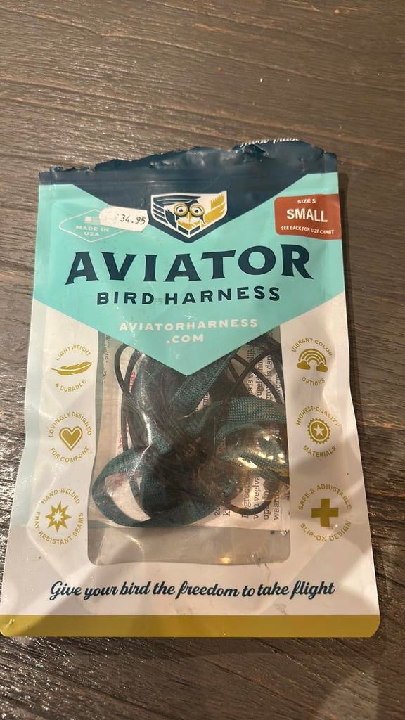 Vogeltuigje maat S, Ophalen