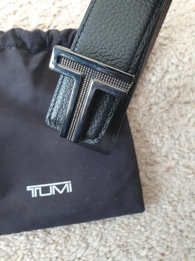 Tumi omkeerbare riem met T gesp, Kleding | Heren, Riemen en Ceinturen, Ophalen of Verzenden
