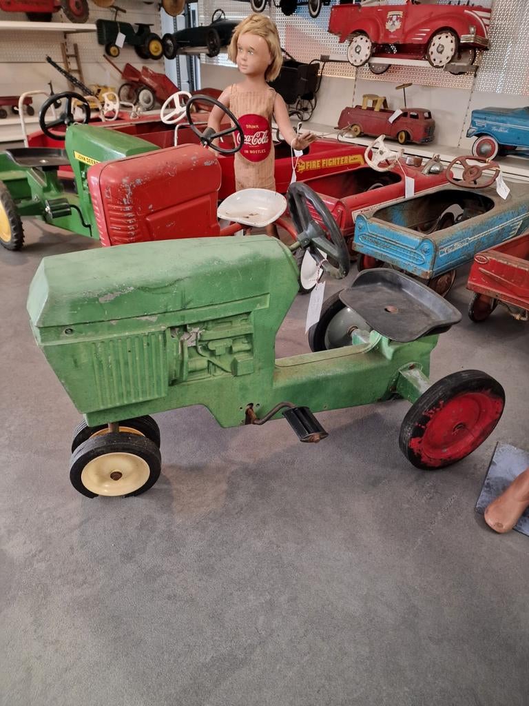 John deere traptractor metaal  70 jaren, Ophalen