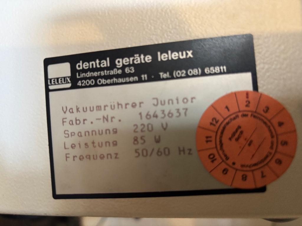 Leleux vacuümGipsmenger, Ophalen of Verzenden, Gebruikt