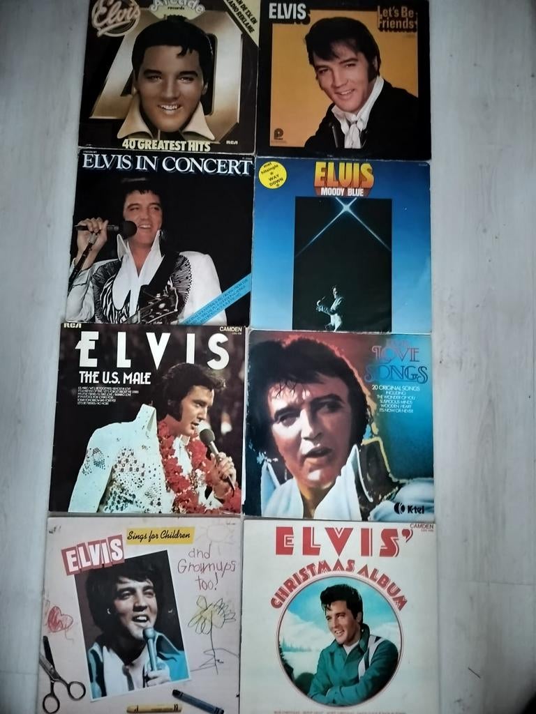 Grote collectie Elvis Presley LP's - Diverse albums, Cd's en Dvd's, Vinyl | Pop, Ophalen of Verzenden, Gebruikt, 12 inch