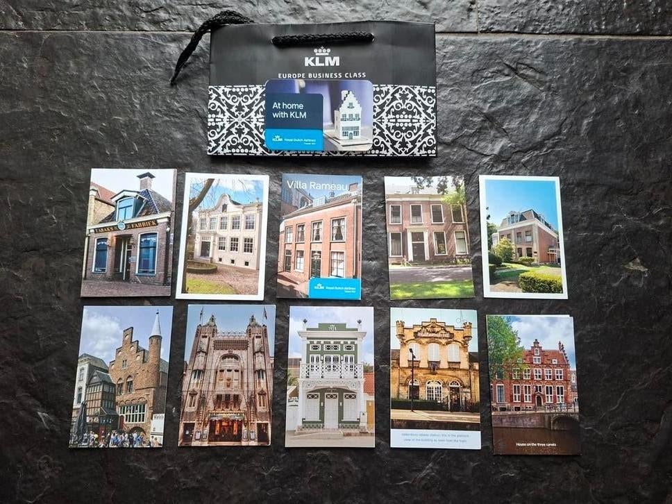 🐣KLM huisjes🐣  10 flyers   paasaanbieding, Ophalen of Verzenden, Nieuw, 81 t/m 91