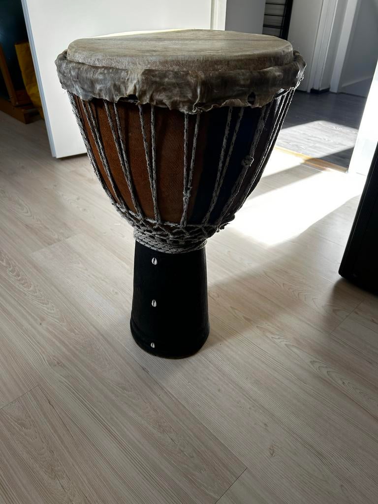 Mooie Djembe - Handgemaakt Afrikaanse Trommel, Ophalen, Gebruikt, Overige merken