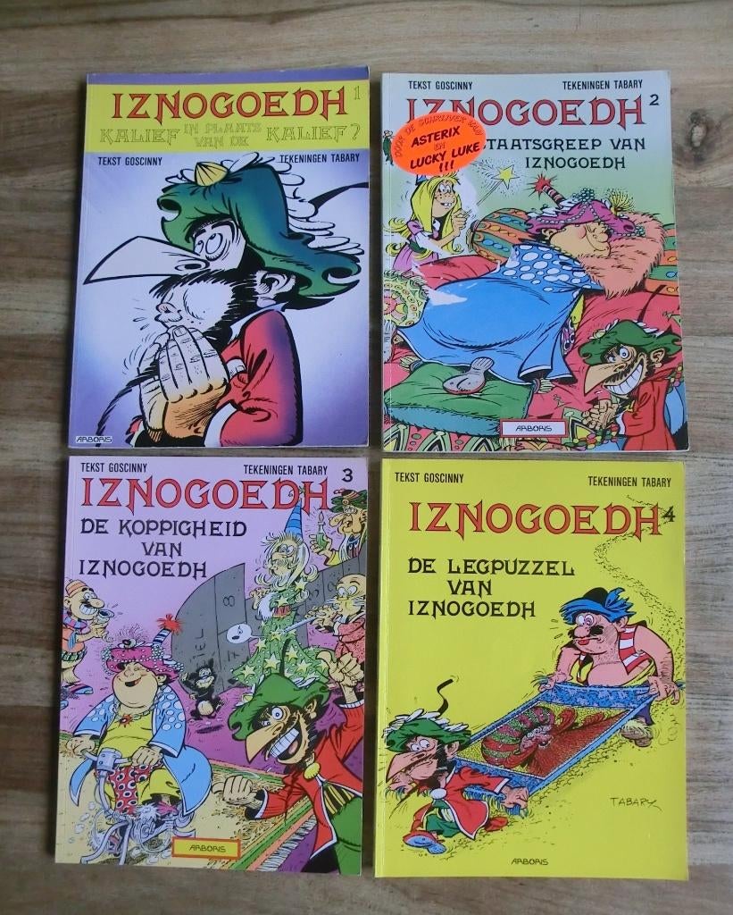 Nog 3 Iznogoedh stripboeken uit de Arboris uitgaven reeks, Meerdere stripboeken, Ophalen of Verzenden, Gelezen