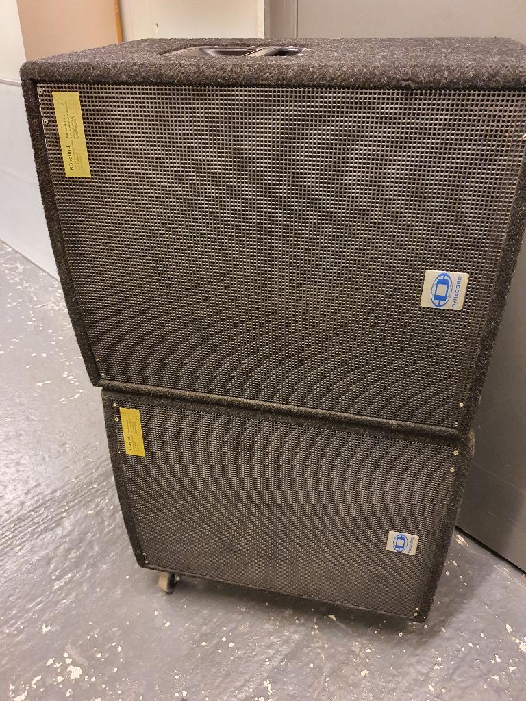 Dynacord A152 speakers, Audio, Tv en Foto, Luidsprekers, Gebruikt, Overige typen, 120 watt of meer, Ophalen
