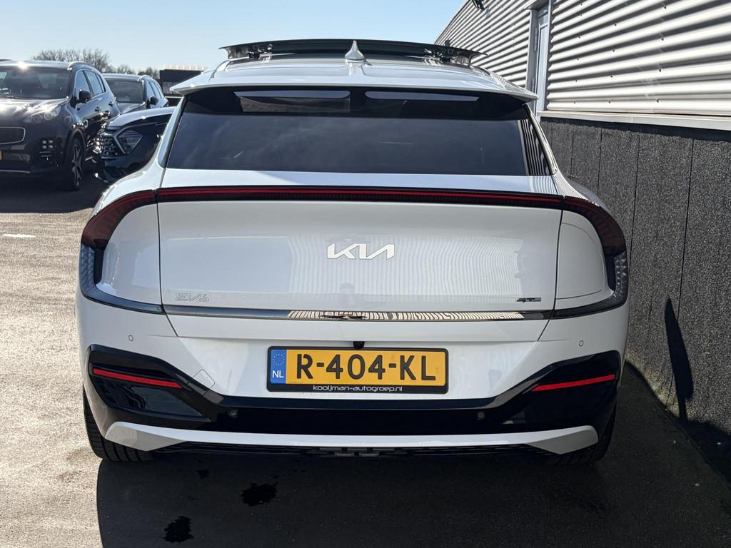 Kia EV6 GT-Line 77.4 kWh 1e eign. Nieuw geleverd en dealeron, 228 pk, Gebruikt, Wit, Origineel Nederlands
