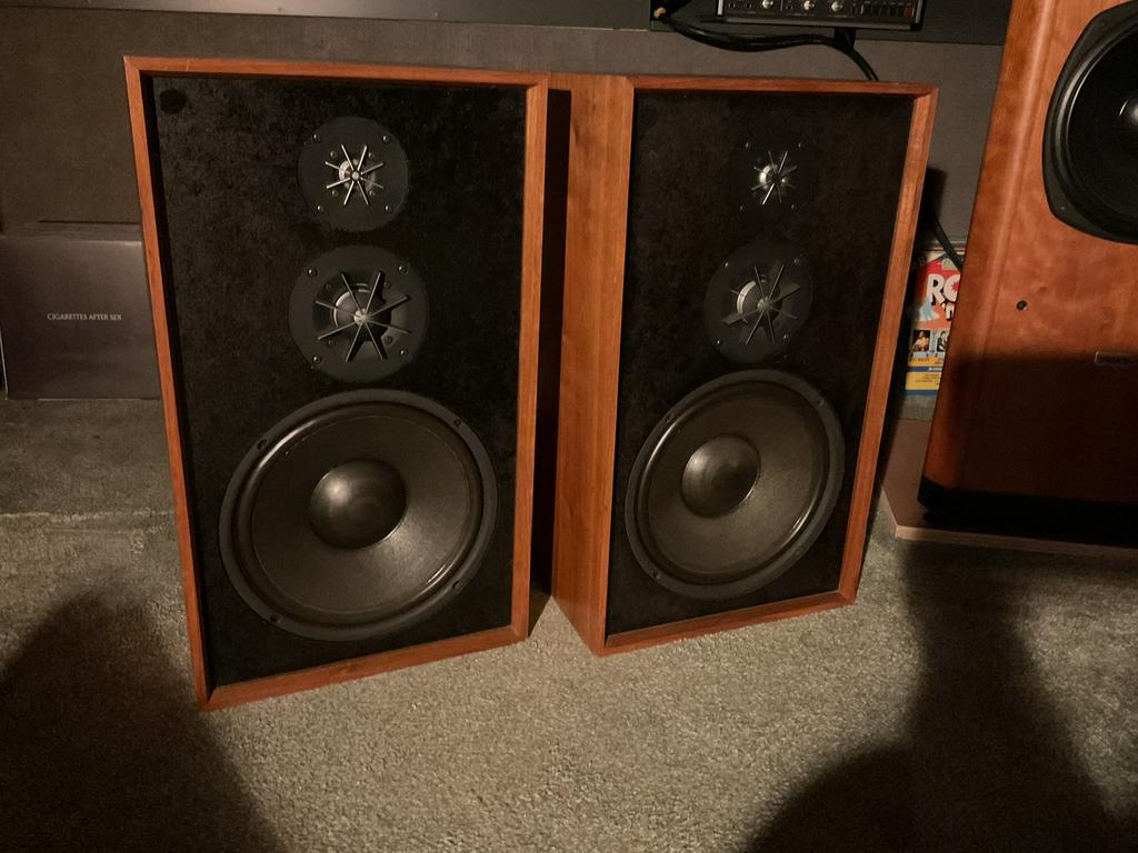 Pioneer CS-730 vintage speakers, Gebruikt, 60 tot 120 watt, Front, Rear of Stereo speakers, Ophalen