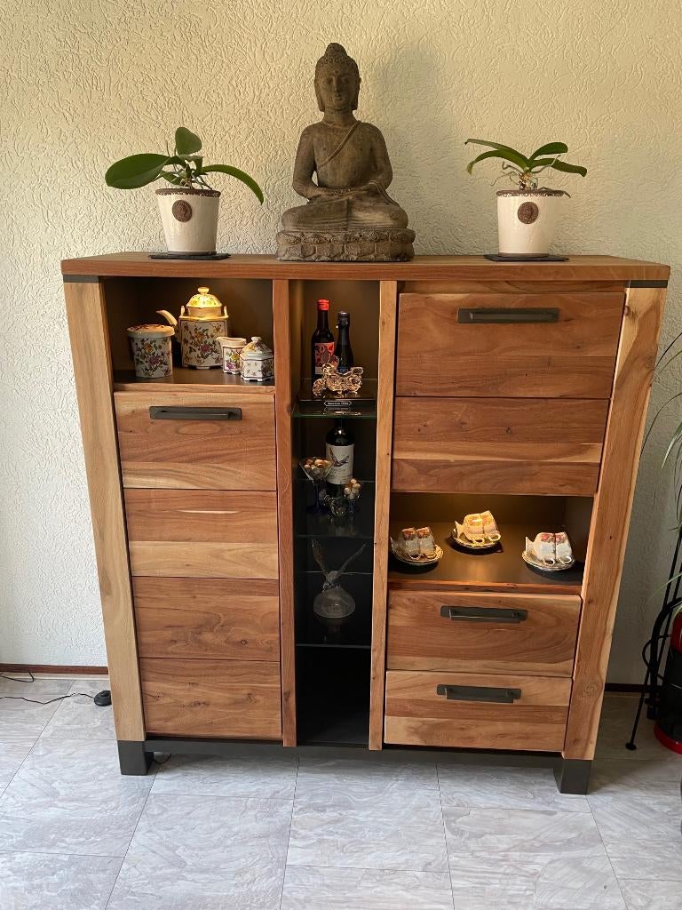 Mooie stoere Kast, 100 tot 150 cm, Zo goed als nieuw, 25 tot 50 cm, Ophalen